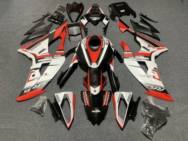 2008-2016 White Red Matte Black Yamaha YZF R6 Motorcycle Fairings