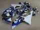 2008-2016 White Blue Grey Camouflage Yamaha YZF R6 Motorcycle Fairings