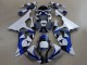 2008-2016 White Blue Grey Camouflage Yamaha YZF R6 Motorcycle Fairings