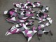 2008-2016 White Pink Grey Black Camouflage Yamaha YZF R6 Motorcycle Fairings