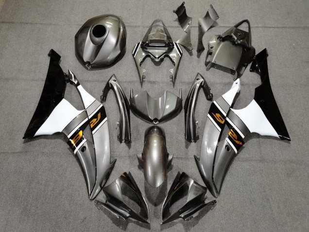 2008-2016 Silver White Gold Black Yamaha YZF R6 Motorcycle Fairings