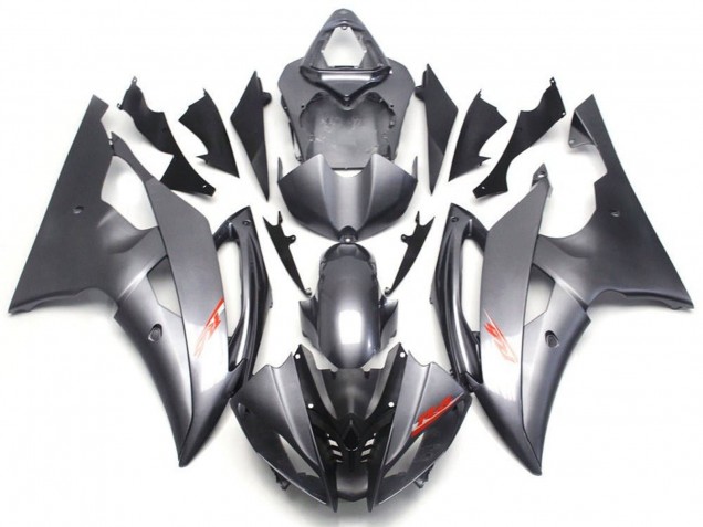 2008-2016 Grey Red Decals Yamaha YZF R6 Motorcycle Fairings