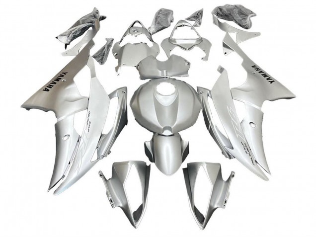 2008-2016 Silver White Yamaha YZF R6 Motorcycle Fairings