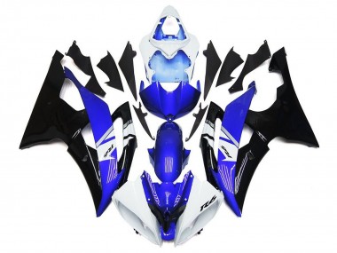 2008-2016 White Blue Black Yamaha YZF R6 Motorcycle Fairings
