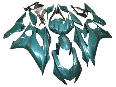 2017-2023 Metallic Teal Green Yamaha YZF R6 Motorcycle Fairings