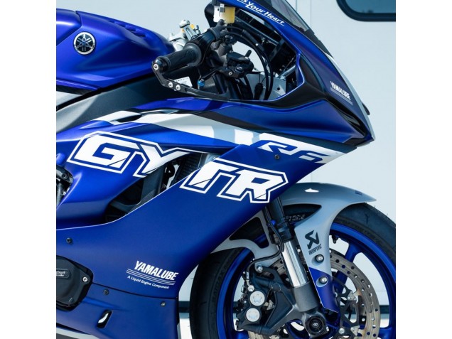 2017-2023 Blue Silver GYTR Yamaha YZF R6 Motorcycle Fairings
