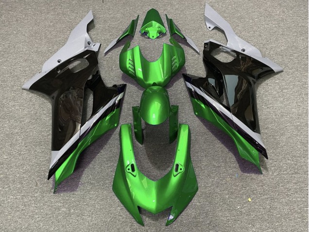 2017-2023 Grey Green Glossy Black Yamaha YZF R6 Motorcycle Fairings
