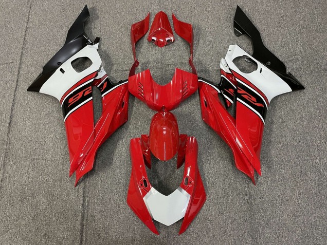 2017-2023 White Red Matte Black Yamaha YZF R6 Motorcycle Fairings