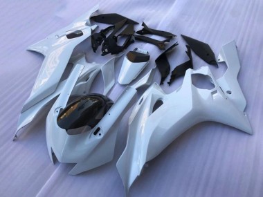 2017-2023 White Glossy Black Yamaha YZF R6 Motorcycle Fairings