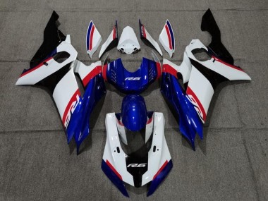 2017-2023 White Red Blue Black Yamaha YZF R6 Motorcycle Fairing