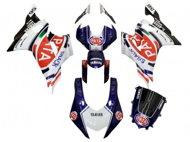 2017-2023 White Blue Red Black Pata Yamaha YZF R6 Motorcycle Fairings