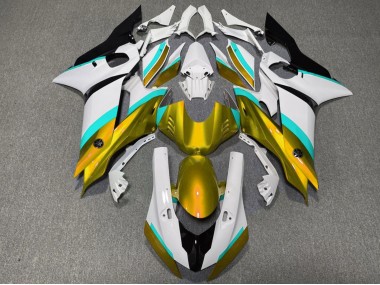 2017-2023 White Blue Gold Black Yamaha YZF R6 Motorcycle Fairings