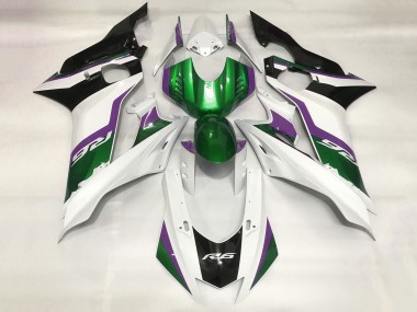2017-2023 White Green Purple Black Yamaha YZF R6 Motorcycle Fairings