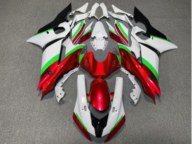 2017-2023 White Neon Green Red Black Yamaha YZF R6 Motorcycle Fairings