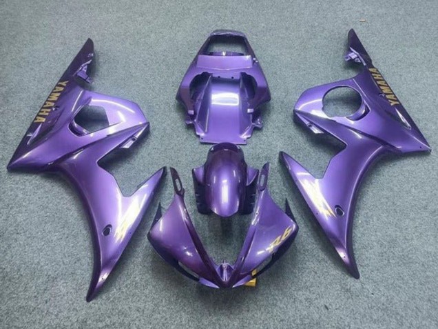 2003-2004 Purple Gold Decals Yamaha YZF R6 Motorcycle Fairings