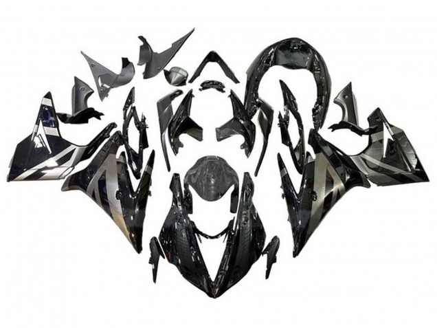 2013-2016 Silver Glossy Black Triumph Daytona 675 Triple Motorcycle Fairings