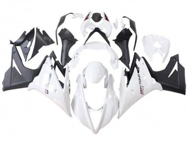 2013-2016 White Matte Black Triumph Daytona 675 Triple Motorcycle Fairings