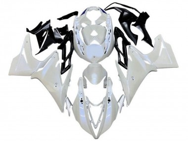 2013-2016 Pearl White Triumph Daytona 675 Triple Motorcycle Fairings