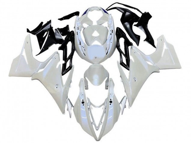2013-2016 Pearl White Triumph Daytona 675 Triple Motorcycle Fairings