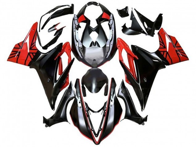 2013-2016 Silver Red Glossy Black Triumph Daytona 675 Triple Motorcycle Fairings