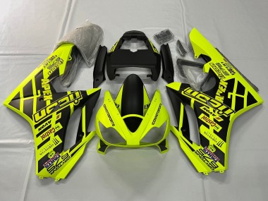 2006-2008 Yellow Matte Black Triumph Daytona 675 Triple Motorcycle Fairings