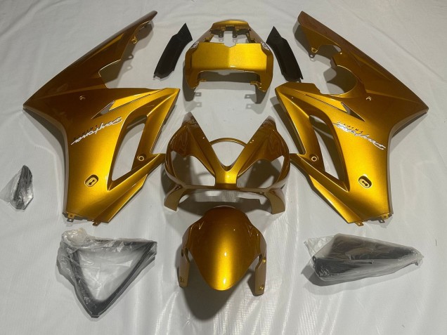 2006-2008 Metallic Gold Triumph Daytona 675 Triple Motorcycle Fairings