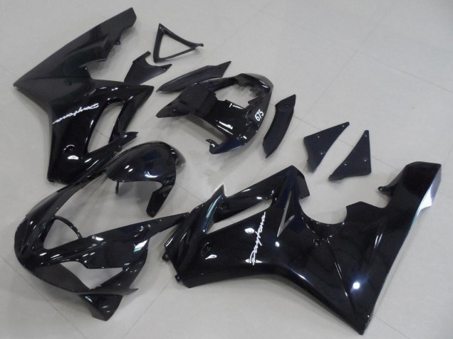 2006-2008 Glossy Black Triumph Daytona 675 Triple Motorcycle Fairing