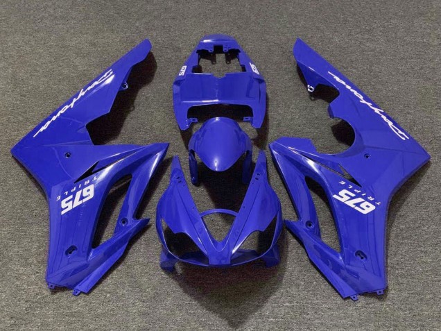2006-2008 Blue Triumph Daytona 675 Triple Motorcycle Fairing