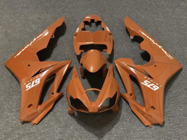 2006-2008 Orange Triumph Daytona 675 Triple Motorcycle Fairings