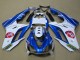 2006-2008 White Blue Triumph Daytona 675 Triple Motorcycle Fairings