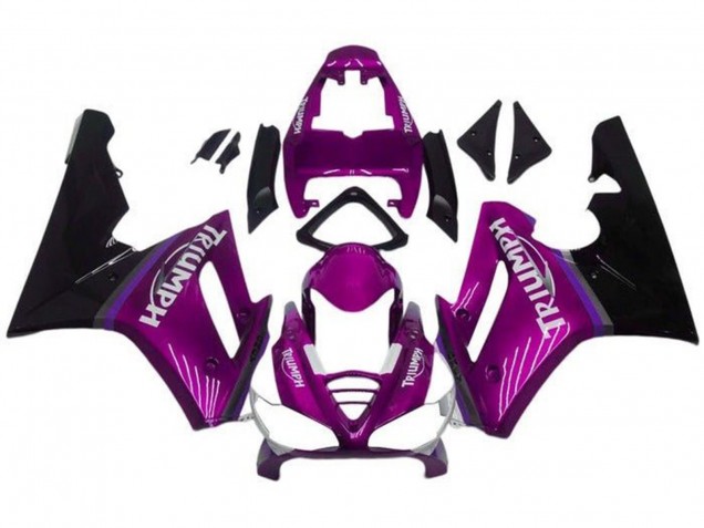 2009-2012 Purple Glossy Black Triumph Daytona 675 Triple Motorcycle Fairings