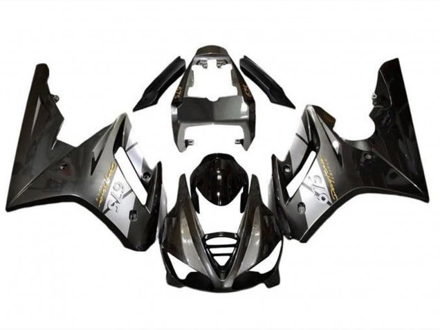 2009-2012 Silver Glossy Black Triumph Daytona 675 Triple Motorcycle Fairings