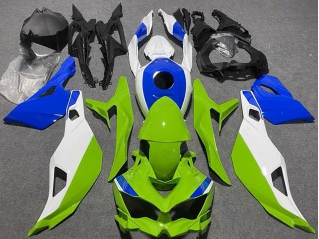 2019-2025 White Blue Green Kawasaki ZX4R ZX-4RR Motorcycle Fairings