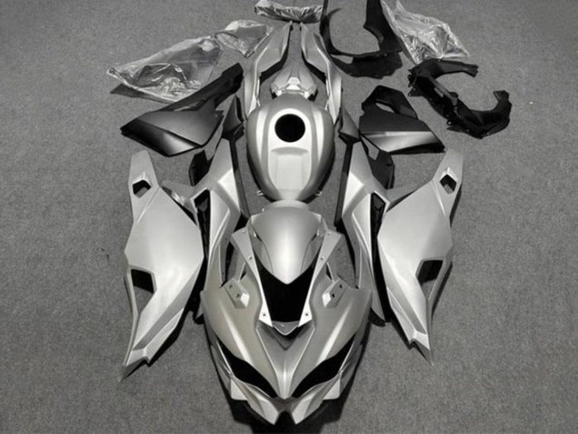 2019-2025 Silver Black Kawasaki ZX4R ZX-4RR Motorcycle Fairings