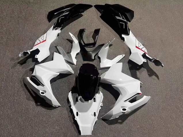 2022-2024 White Glossy Black Honda ADV160 Motorcycle Fairings