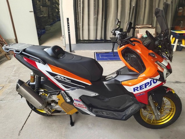2022-2024 Orange White Red Blue Repsol Red Bull Honda ADV160 Motorcycle Fairings