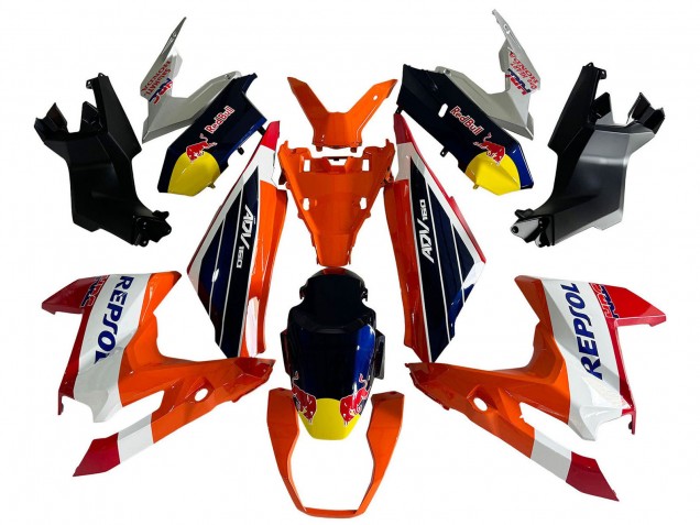 2022-2024 Orange White Red Blue Repsol Red Bull Honda ADV160 Motorcycle Fairings