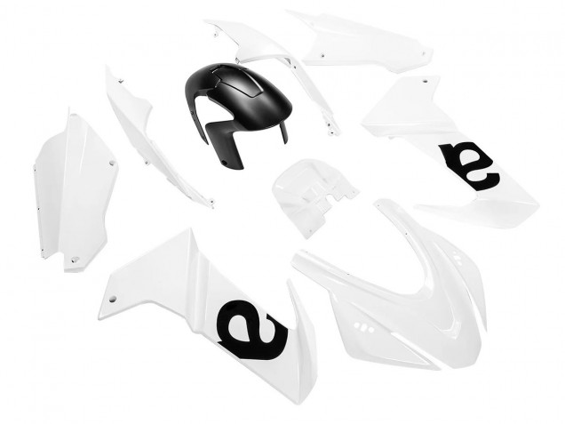 2020-2024 White Aprilia RS660 Motorcycle Fairing