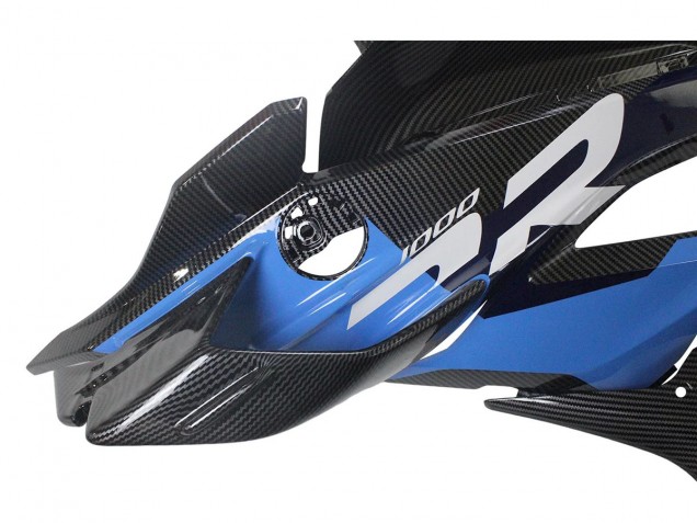 2023-2024 Blue Red Carbon Fiber BMW S1000RR Motorcycle Fairings