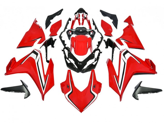 2019-2023 Red White Black Honda CBR500R Bike Fairings