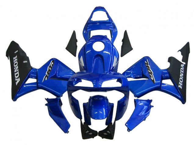 2003-2004 Blue Matte Black Honda CBR600RR Motorcycle Fairing