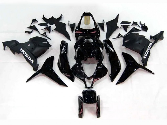 2009-2012 Glossy Black Honda CBR600RR Motorcycle Fairing