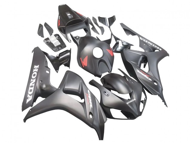 2006-2007 Matte Black Honda CBR1000RR Motorcycle Fairings