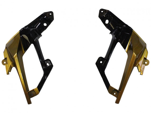 2018-2024 Gold Glossy Black Kawasaki EX400 Motorcycle Fairings
