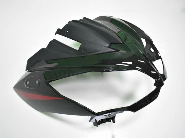 2012-2016 Red Glossy Black Kawasaki EX650 Motorcycle Fairings