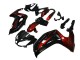 2012-2016 Red Glossy Black Kawasaki EX650 Motorcycle Fairings