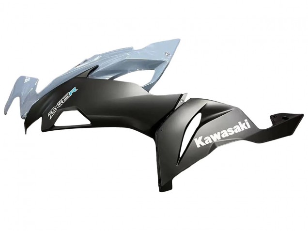 2019-2022 Grey Matte Black Kawasaki ZX6R Motorcycle Fairings