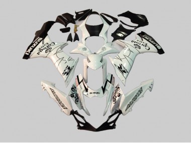 2011-2024 White Black Alstare Corona Extra Motul Suzuki GSXR 600/750 Motorcycle Fairings