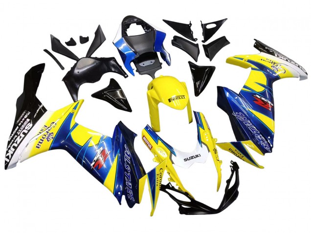 2011-2024 Yellow Blue White Black Corona Extra Alstare Suzuki GSXR 600/750 Motorcycle Fairings
