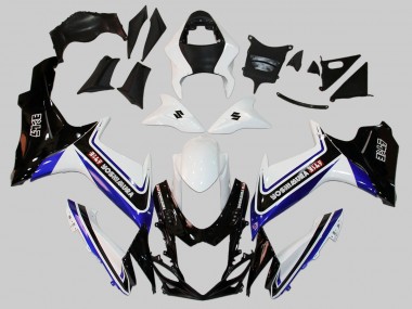 2011-2024 White Blue Black Alstare Suzuki GSXR 600/750 Motorcycle Fairings